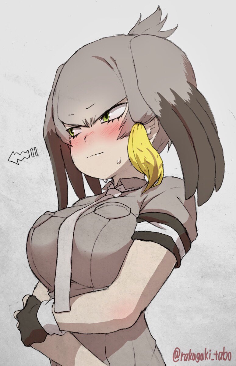 shoebill (kemono friends) drawn by turbo_engine_(rakugaki_tabo)