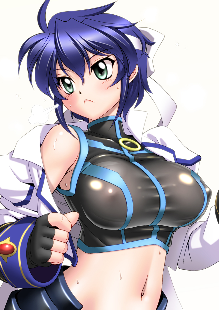 subaru nakajima (lyrical nanoha and 1 more) drawn by sakura_ryuuken