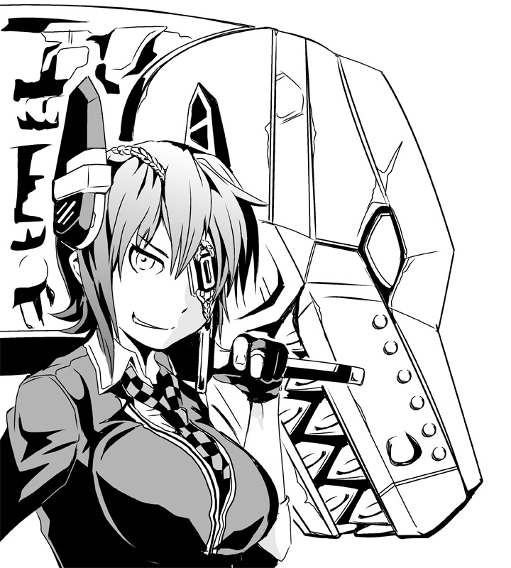 tenryuu and grimlock (kantai collection and 2 more) drawn by kamizono_(spookyhouse)