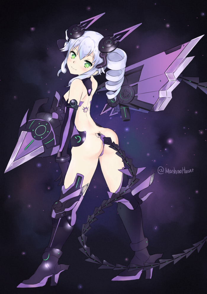 black sister (neptune and 1 more) drawn by mashiroheart