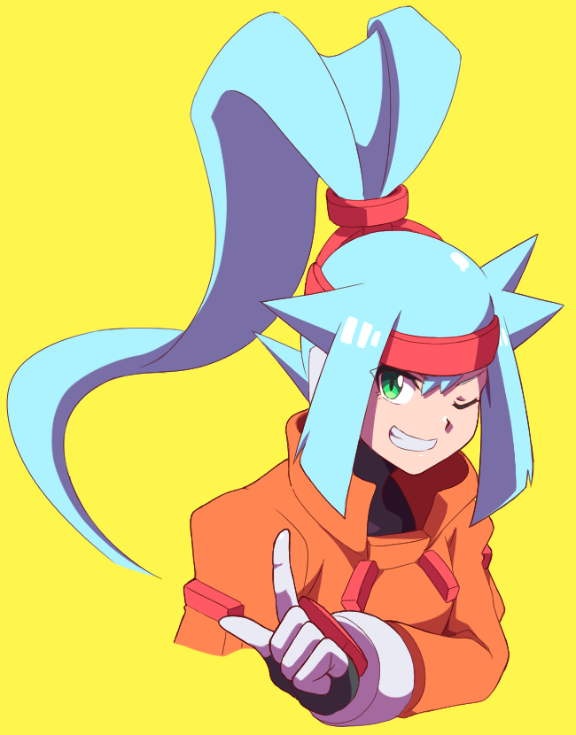 ashe (mega man and 2 more) drawn by nobuyu_(77yusei)