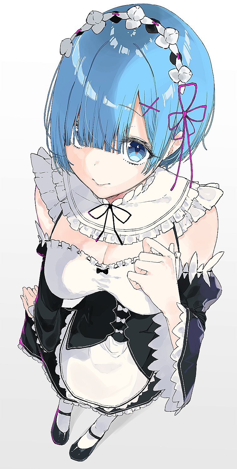 rem (re:zero kara hajimeru isekai seikatsu) drawn by kayahara