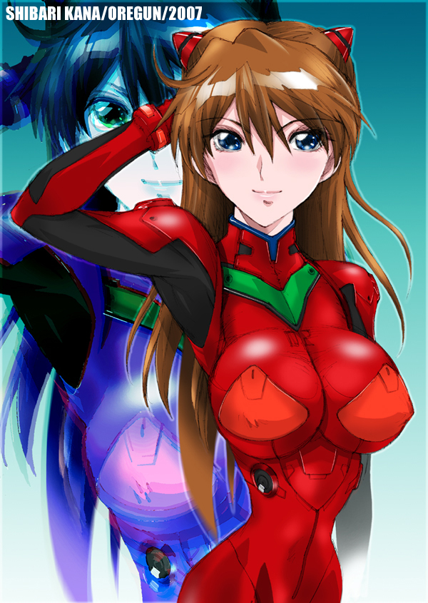 souryuu asuka langley (neon genesis evangelion) drawn by shibari_kana