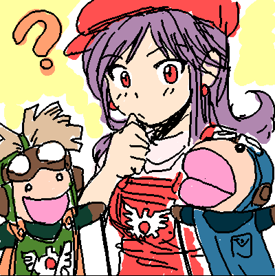princess of moonbrook, prince of lorasia, and prince of samantoria (dragon quest and 1 more) drawn by hanbu_hantarou