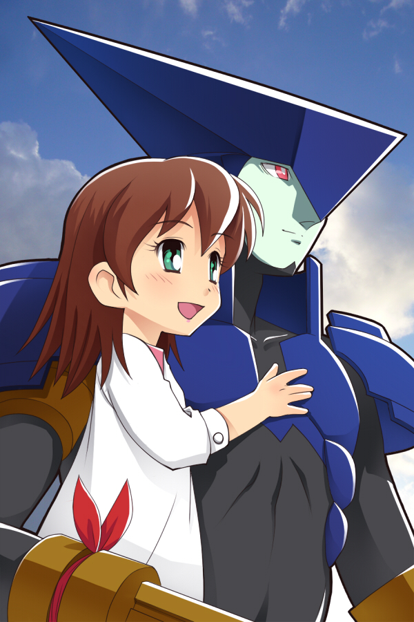 asagi marin and melan blue (brigadoon) drawn by meow_(nekodenki)