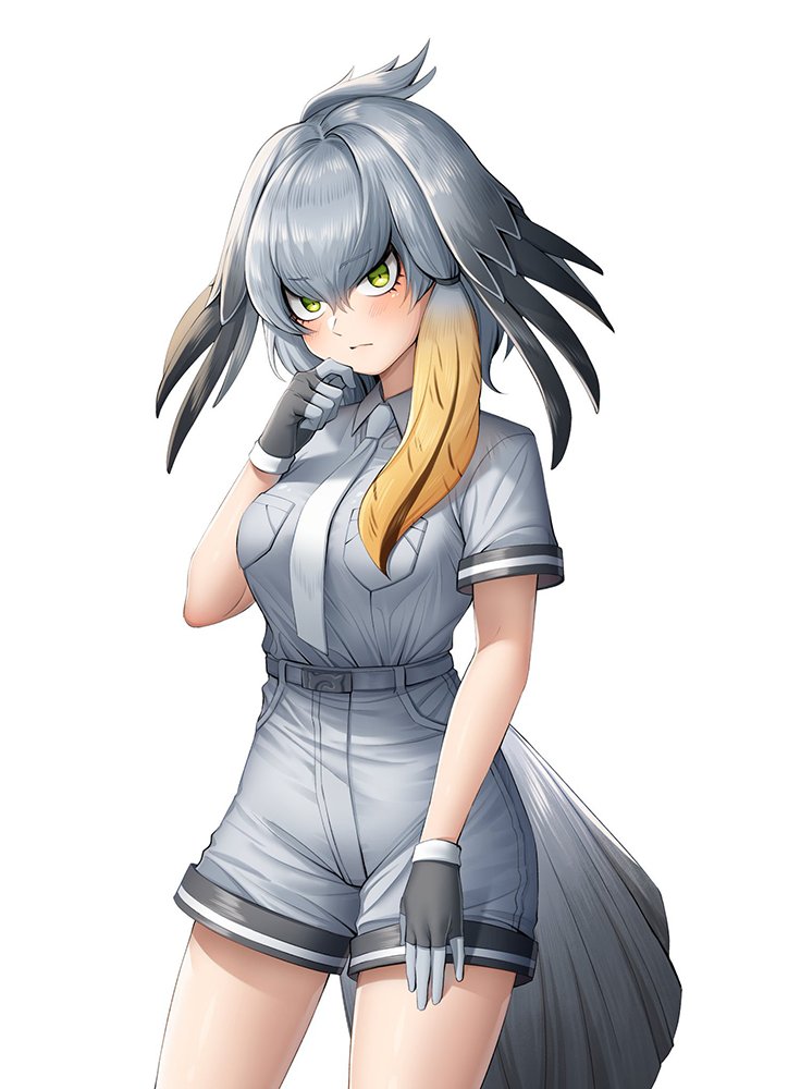 shoebill (kemono friends and 1 more) drawn by menna_(0012)