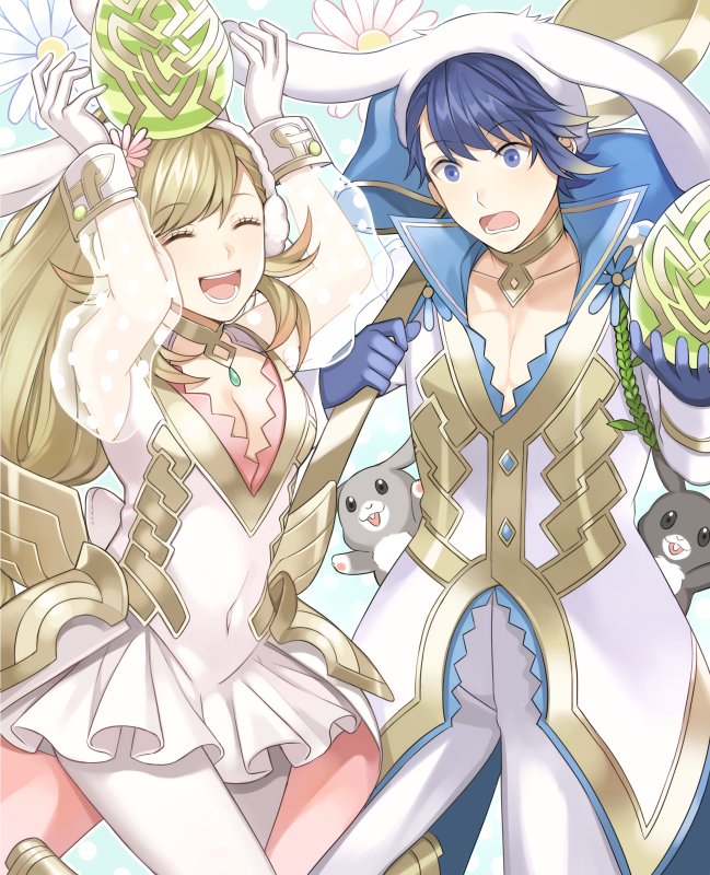 sharena and alfonse (fire emblem and 1 more) drawn by aym_(ash3ash3ash)