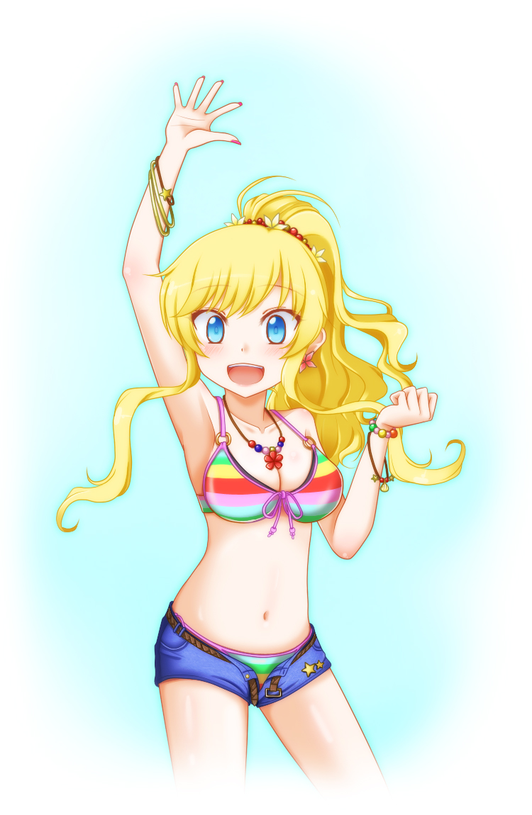 ohtsuki yui (idolmaster and 2 more) drawn by abitasu