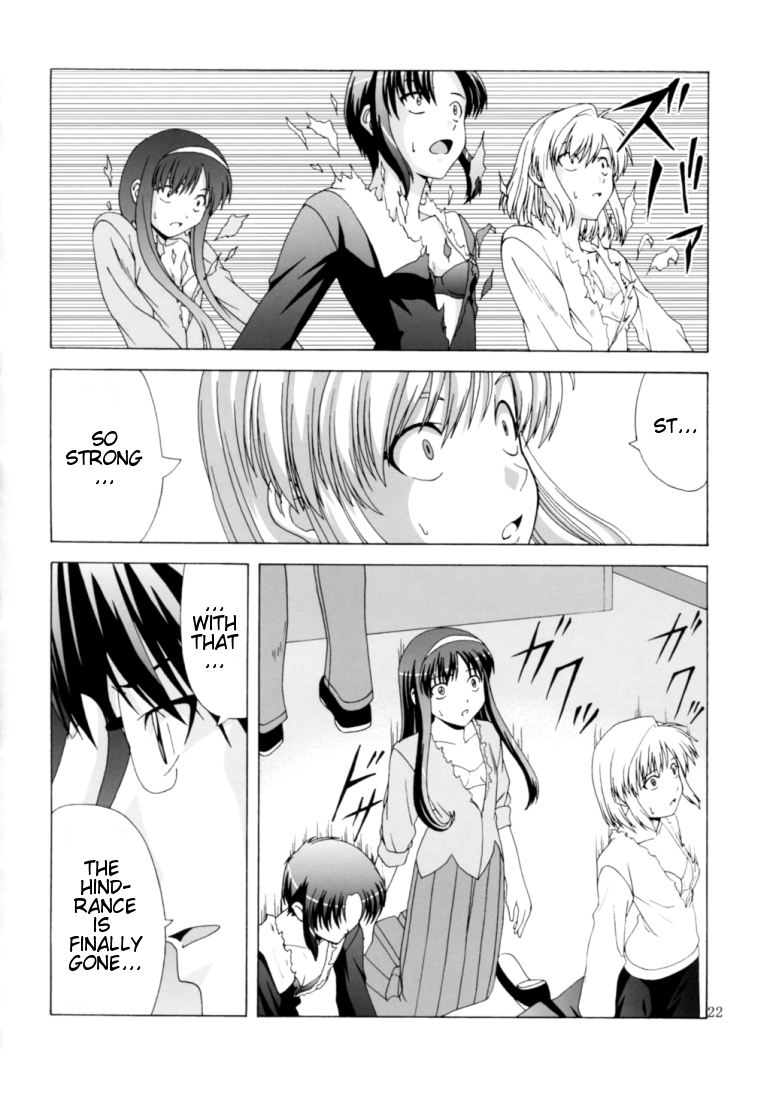 arcueid brunestud, ciel, tohno akiha, and tohno shiki (tsukihime) drawn by hiroyuki