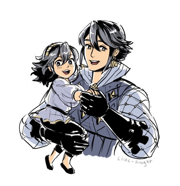 soleil and laslow (fire emblem and 1 more) drawn by lilac_knight
