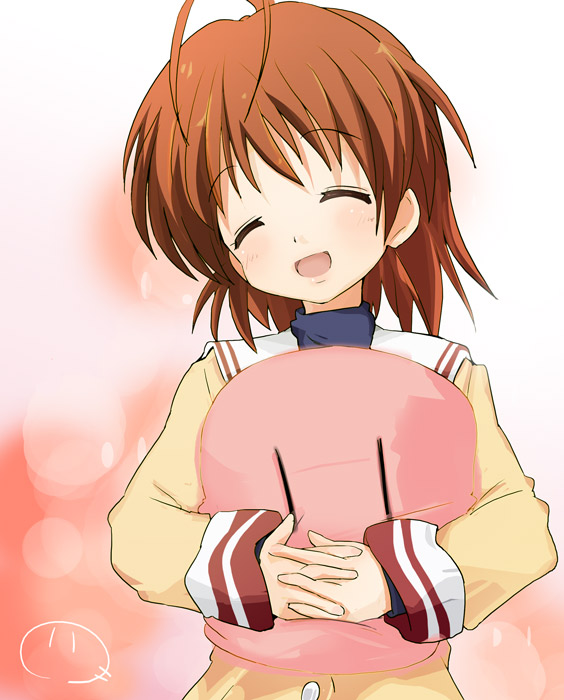 furukawa nagisa (clannad and 1 more) drawn by ixy