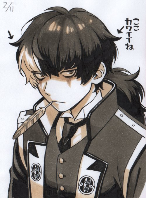 simon blackquill (ace attorney and 1 more) drawn by numae_kaeru