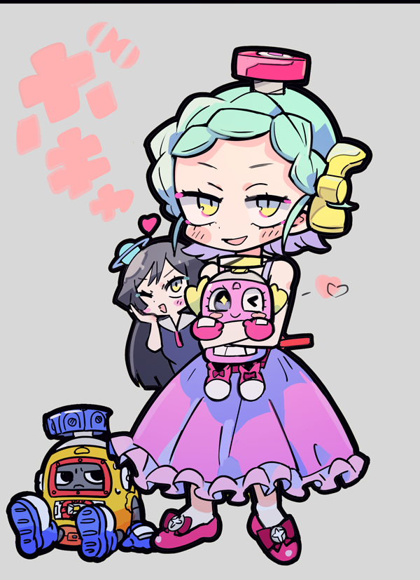 heybot, bokyami, and saturnus (heybot!) drawn by terada_tera