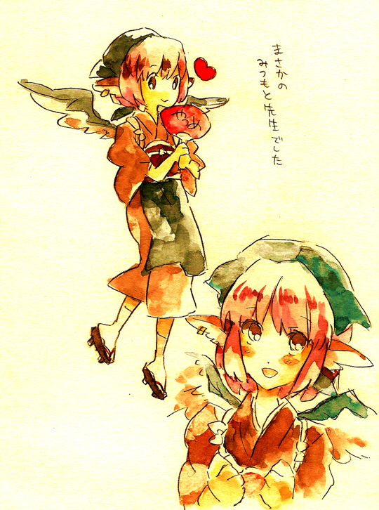 mystia lorelei and okamisty (touhou) drawn by shinoasa