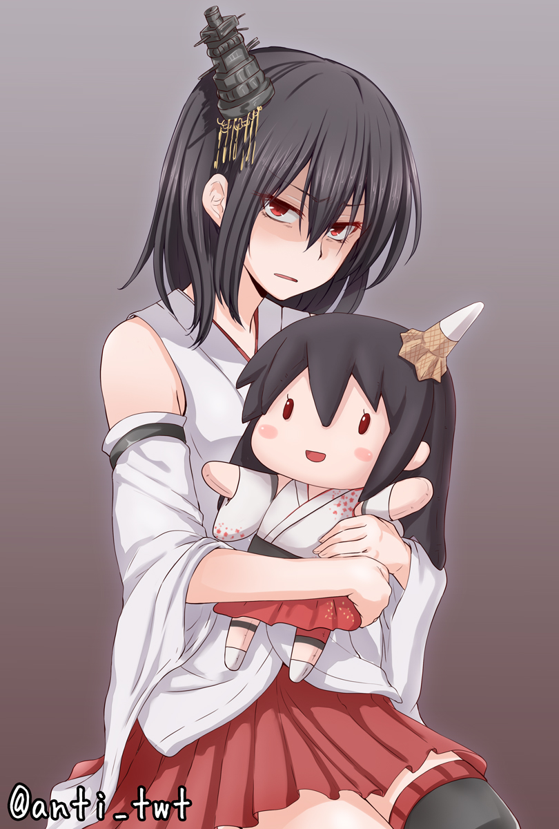 yamashiro and fusou (kantai collection) drawn by anti_(untea9)