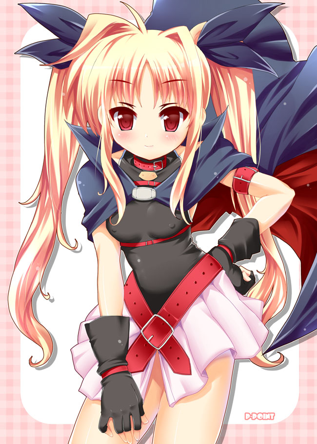 fate testarossa (lyrical nanoha and 2 more) drawn by pikazo