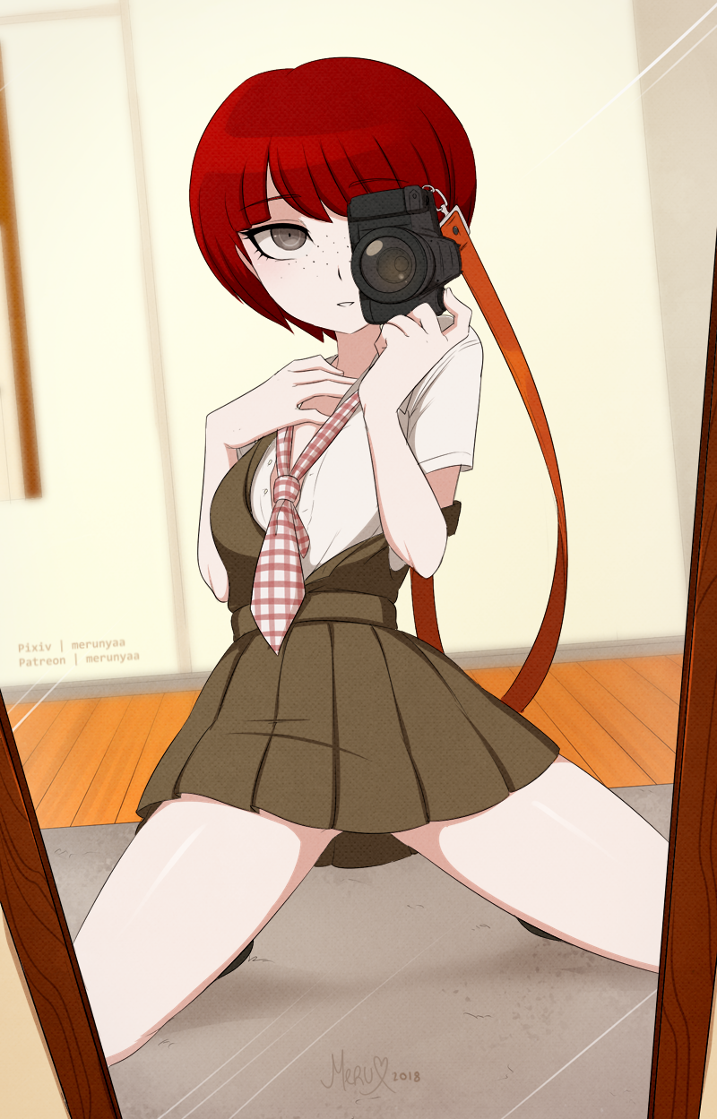 koizumi mahiru (danganronpa and 1 more) drawn by merunyaa