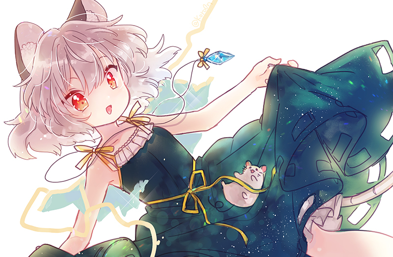 nazrin (touhou) drawn by biyon