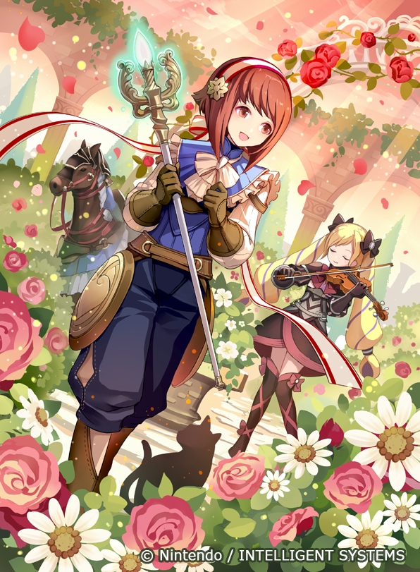 elise and sakura (fire emblem and 2 more) drawn by konfuzikokon