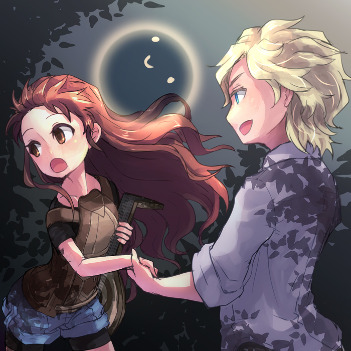 isuzu and lunderhaus cord (log horizon) drawn by mo_(deciliter)