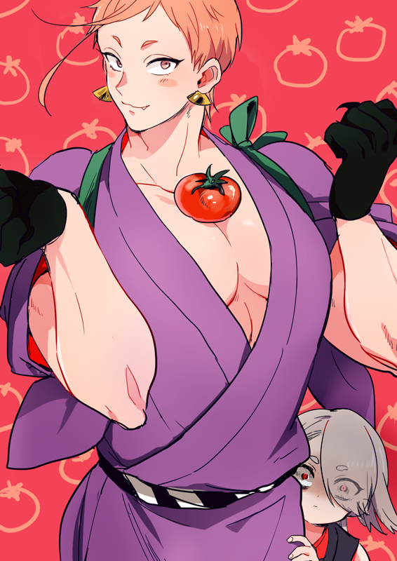ima-no-tsurugi and iwatooshi (touken ranbu) drawn by 50yen_(gojiue)