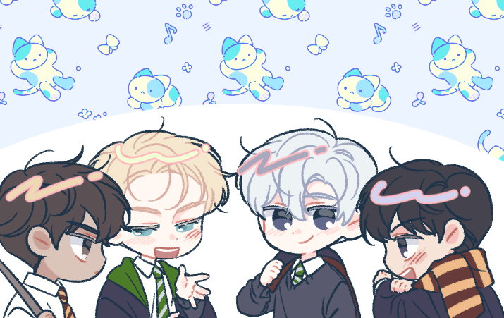 jeong taeui, ilay riegrow, kwon taekju, and zhenya (passion and 1 more) drawn by blgoyo