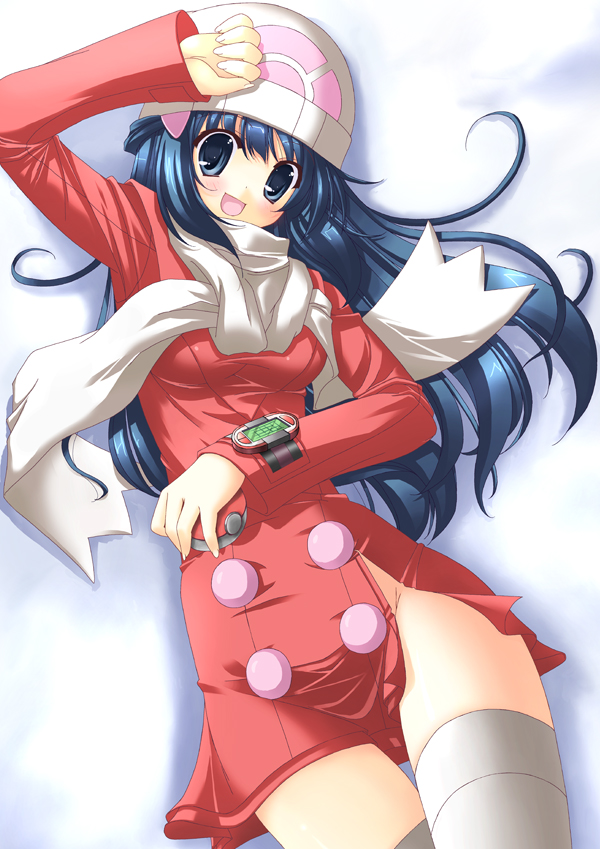 dawn (pokemon and 2 more) drawn by rappa_(rappaya)