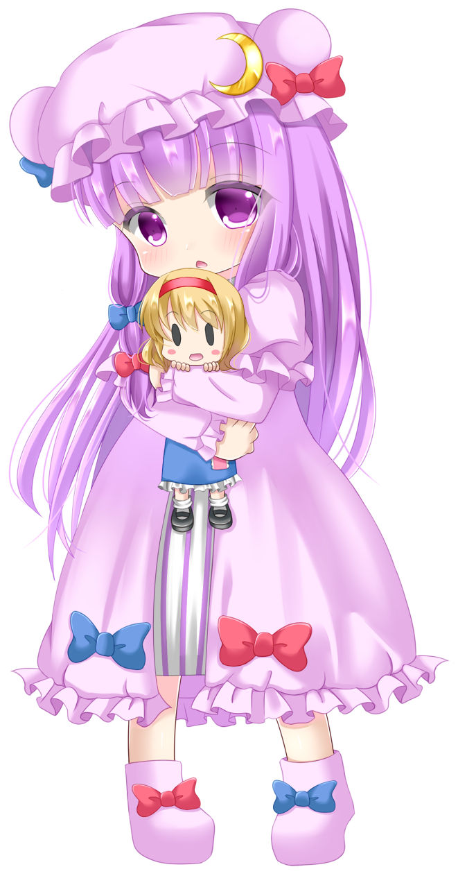 alice margatroid and patchouli knowledge (touhou) drawn by yukina_kurosaki