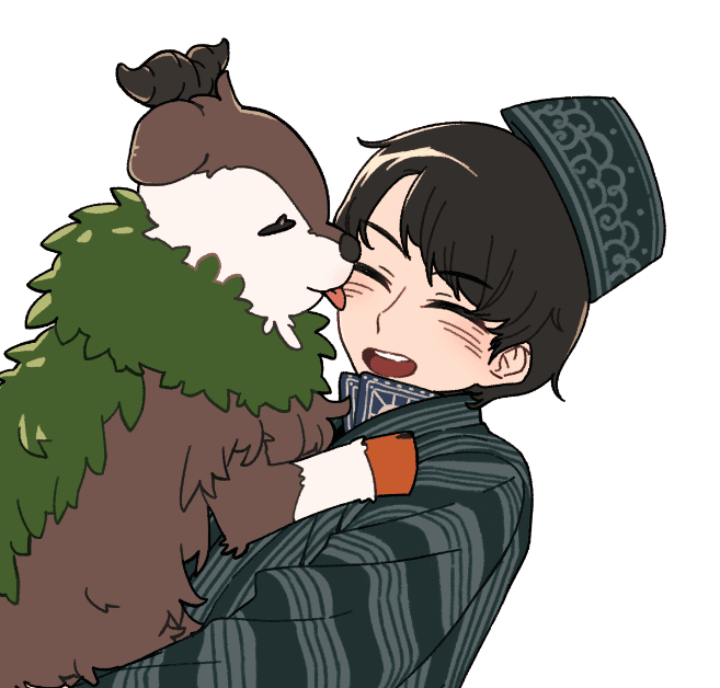 skiddo and karluk eihon (pokemon and 1 more) drawn by tsumitobat79121
