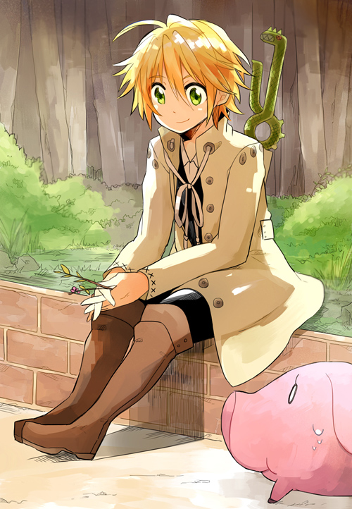 meliodas and hawk (nanatsu no taizai) drawn by 310_(satopoppo)