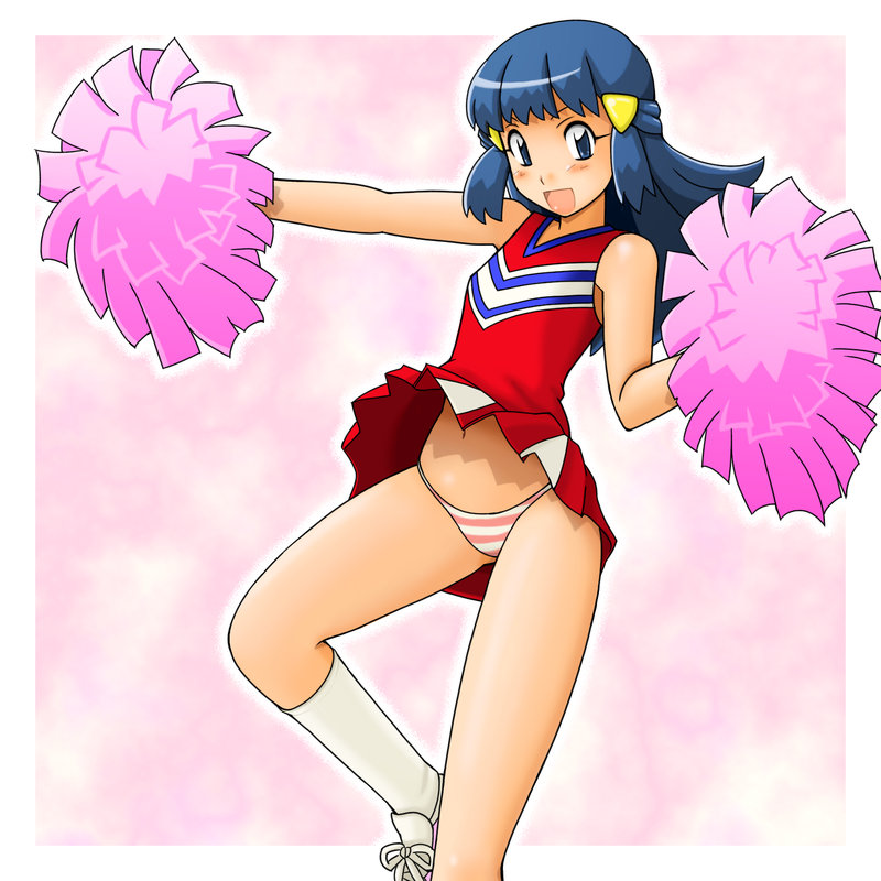 Pokemon Dawn Cheerleader Upskirt