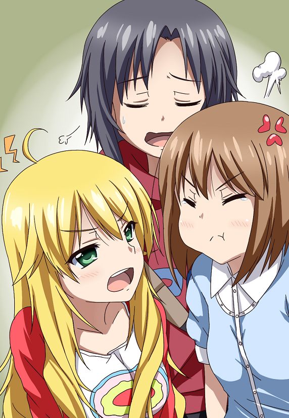 hoshii miki, kikuchi makoto, and hagiwara yukiho (idolmaster) drawn by yunotimo