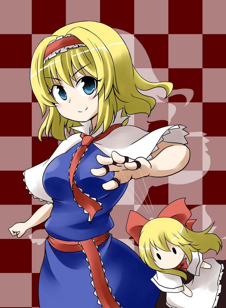alice margatroid and shanghai doll (touhou) drawn by kousei_(public_planet)