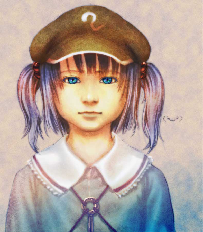 kawashiro nitori and shoboon (touhou and 1 more) drawn by shiroi_karasu