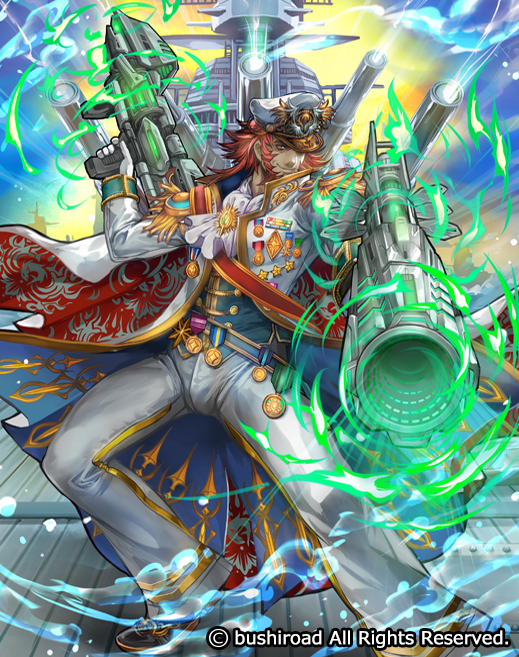 marine general of the furious tides myrtus (cardfight!! vanguard) drawn by moreshan