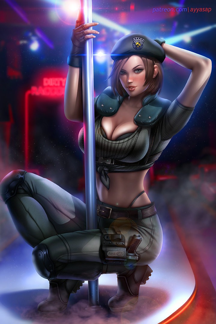 jill valentine (resident evil) drawn by ayya_sap
