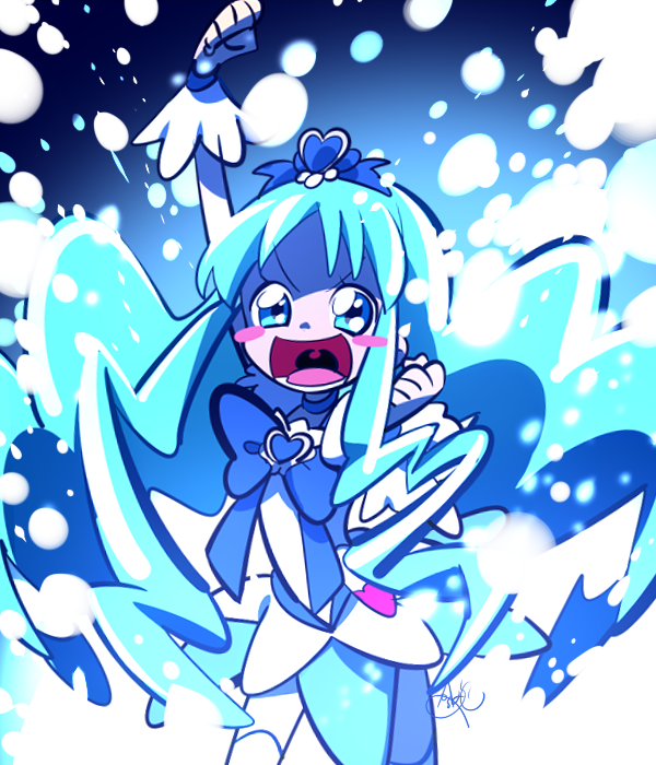 cure marine (precure and 1 more) drawn by sameyama_jiro