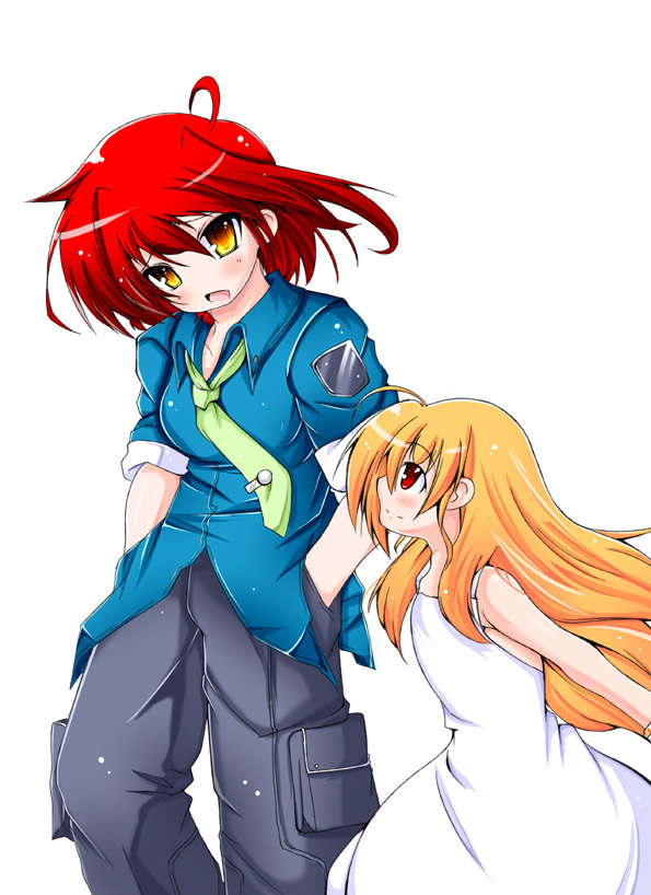 vivio and nove (lyrical nanoha and 2 more)
