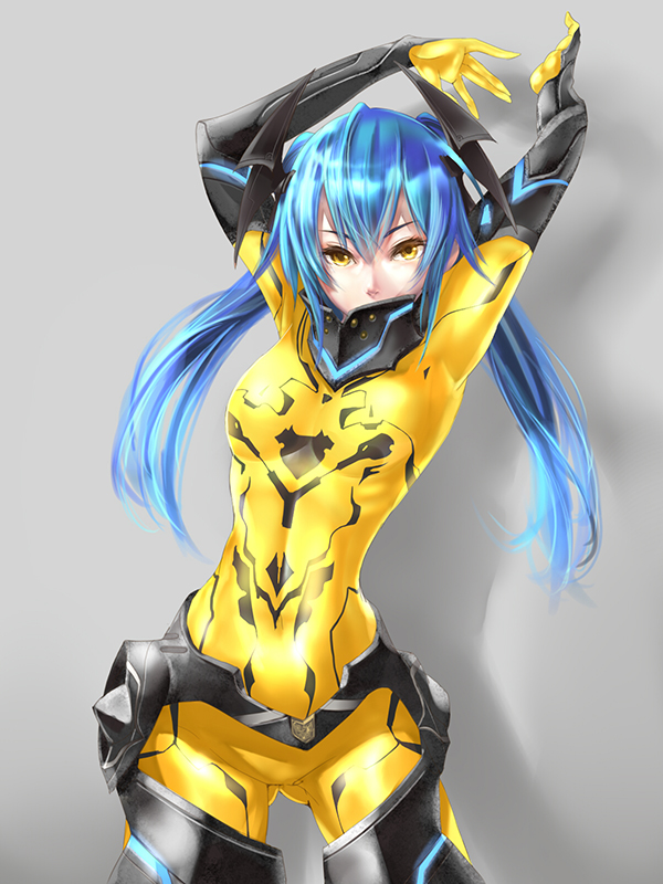 quna and zelsius (phantasy star and 1 more) drawn by sukizo