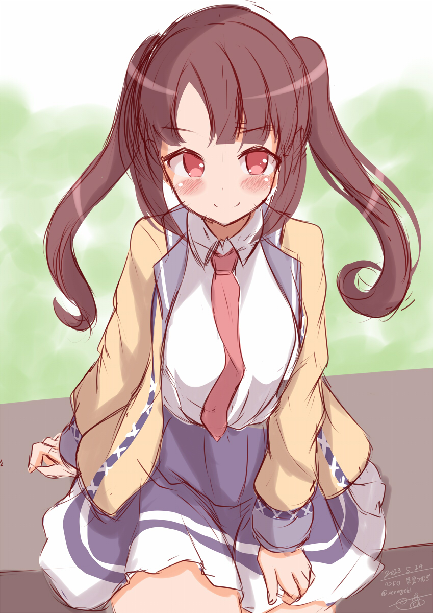 shinonome tsumugi (ongeki) drawn by xenon_(for_achieve)