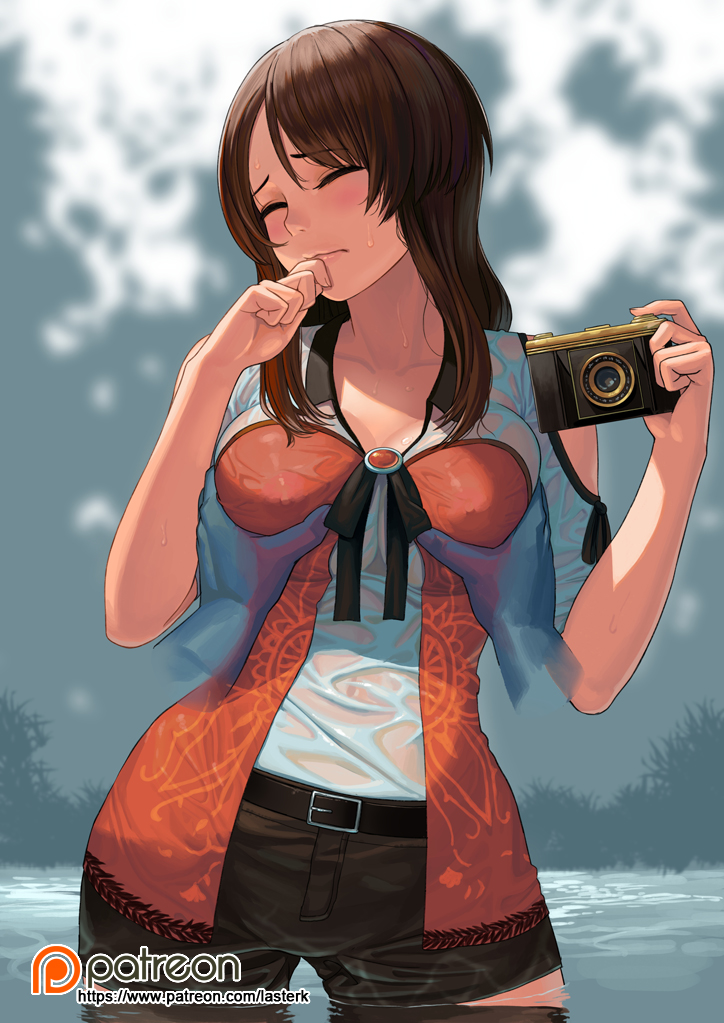 kozukata yuuri (fatal frame and 1 more) drawn by lasterk