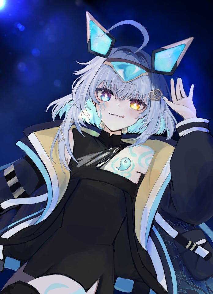 sayu sincronisity (indie virtual youtuber) drawn by kichi_(yoshi_g_s)