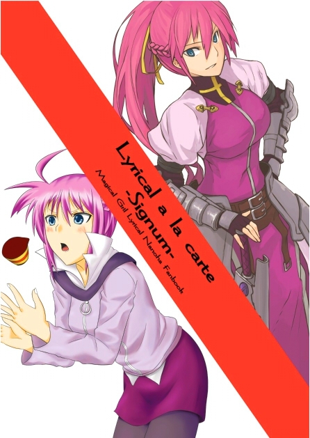 signum and laevatein (lyrical nanoha and 3 more) drawn by shirogane_(fox)