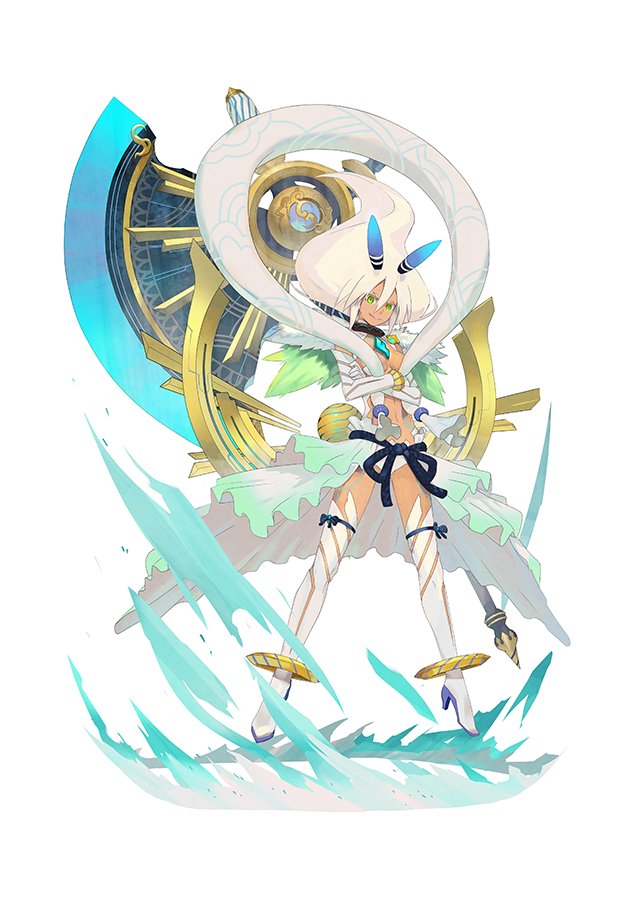 zenobia (xenoblade chronicles and 1 more) drawn by iwamoto_minoru