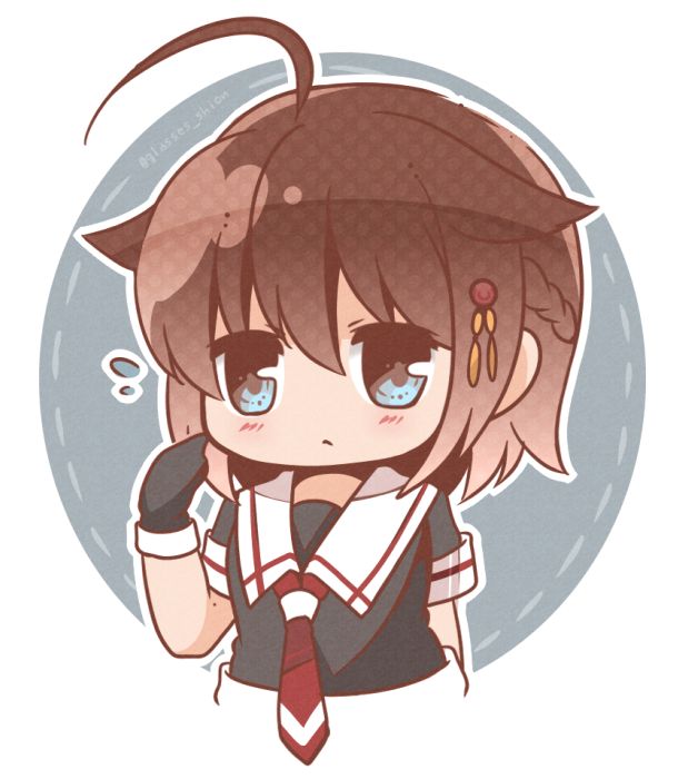 shigure and shigure kai ni (kantai collection) drawn by bloom2425