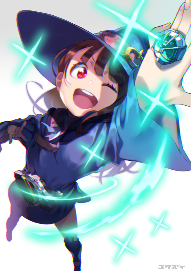 kagari atsuko (kamen rider and 2 more) drawn by yuuzii