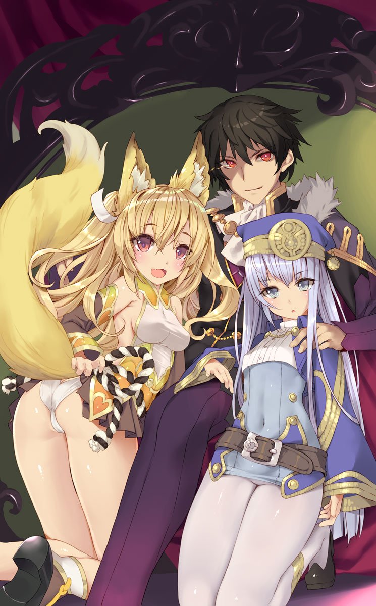 procel, kuina, and rorono (maou-sama no machi zukuri! ~saikyou no dungeon wa kindai toshi~) drawn by tsurusaki_takahiro