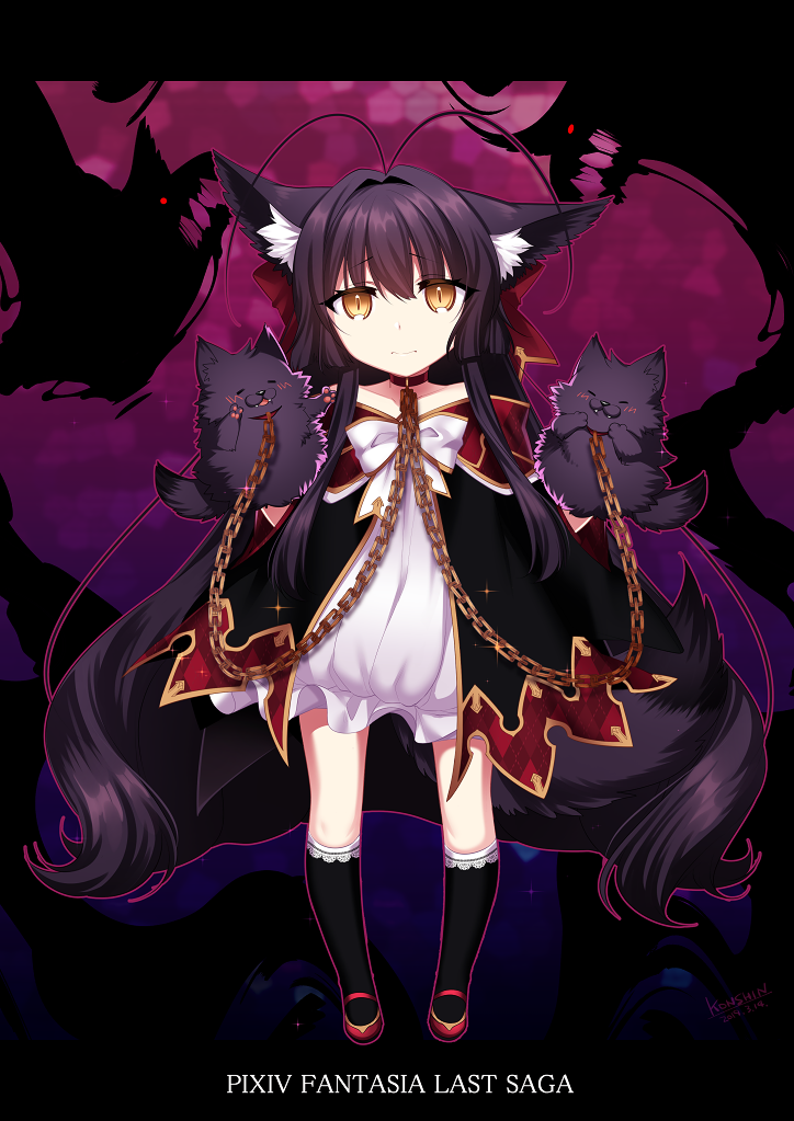 kshelle schwarz (pixiv fantasia and 1 more) drawn by konshin