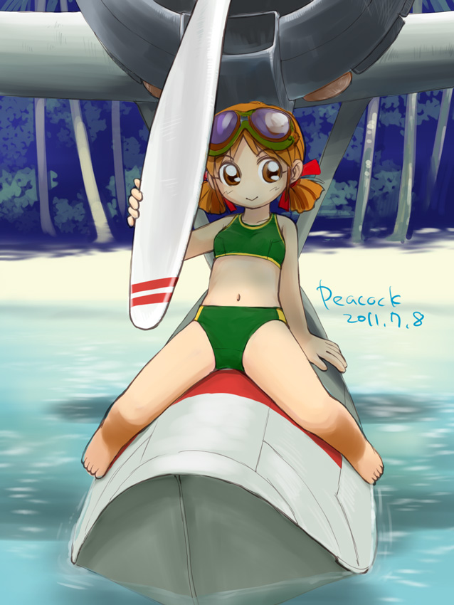 nasa-chan (sweet aviation model div.) drawn by peacock_(p-location)
