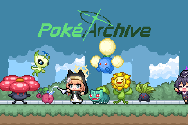 mari, bulbasaur, haruka, celebi, oddish, and 4 more (blue archive and 1 more) drawn by redforge
